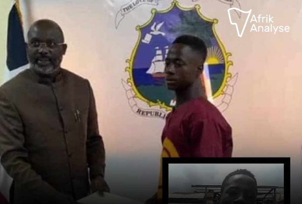 George Weah a reçu chez lui le jeune qui a trouvé et rendu les 50.000 USD à son propriétaire